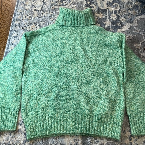 Zara Sweaters - Green Turtleneck Sweater